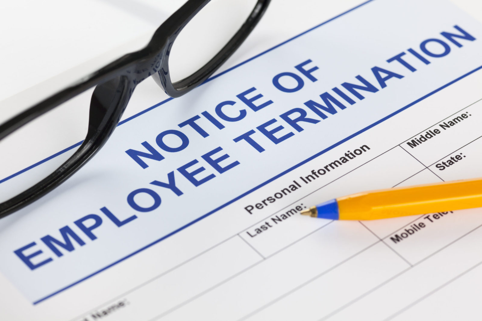 terminating employee